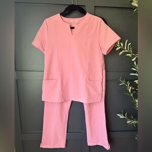 Mandala Pink Women's Scrub Set